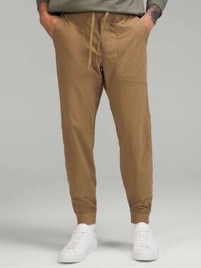 lululemon athletica ABC Jogger Men's Sz M Olive Brown Performance Casual Travel